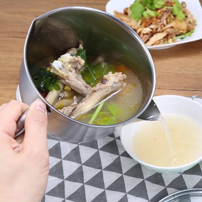 Ca Lọc Cặn Dầu Ăn Inox 304 Cao Cấp