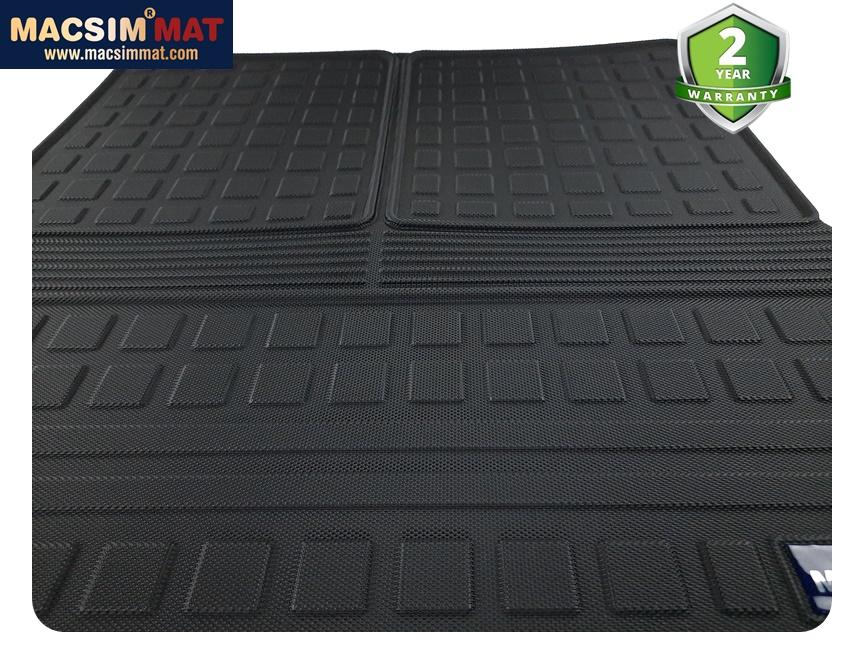 Thảm lót cốp Ford Explorer 2013-2017 nhãn hiệu Macsim chất liệu TPV cao cấp màu đen