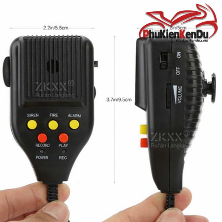 CÒI HÚ POLICE 3 CHẾ ĐỘ CÓ MIC THU ÂM, PHÁT LẠI NHIỀU LẦN 12V