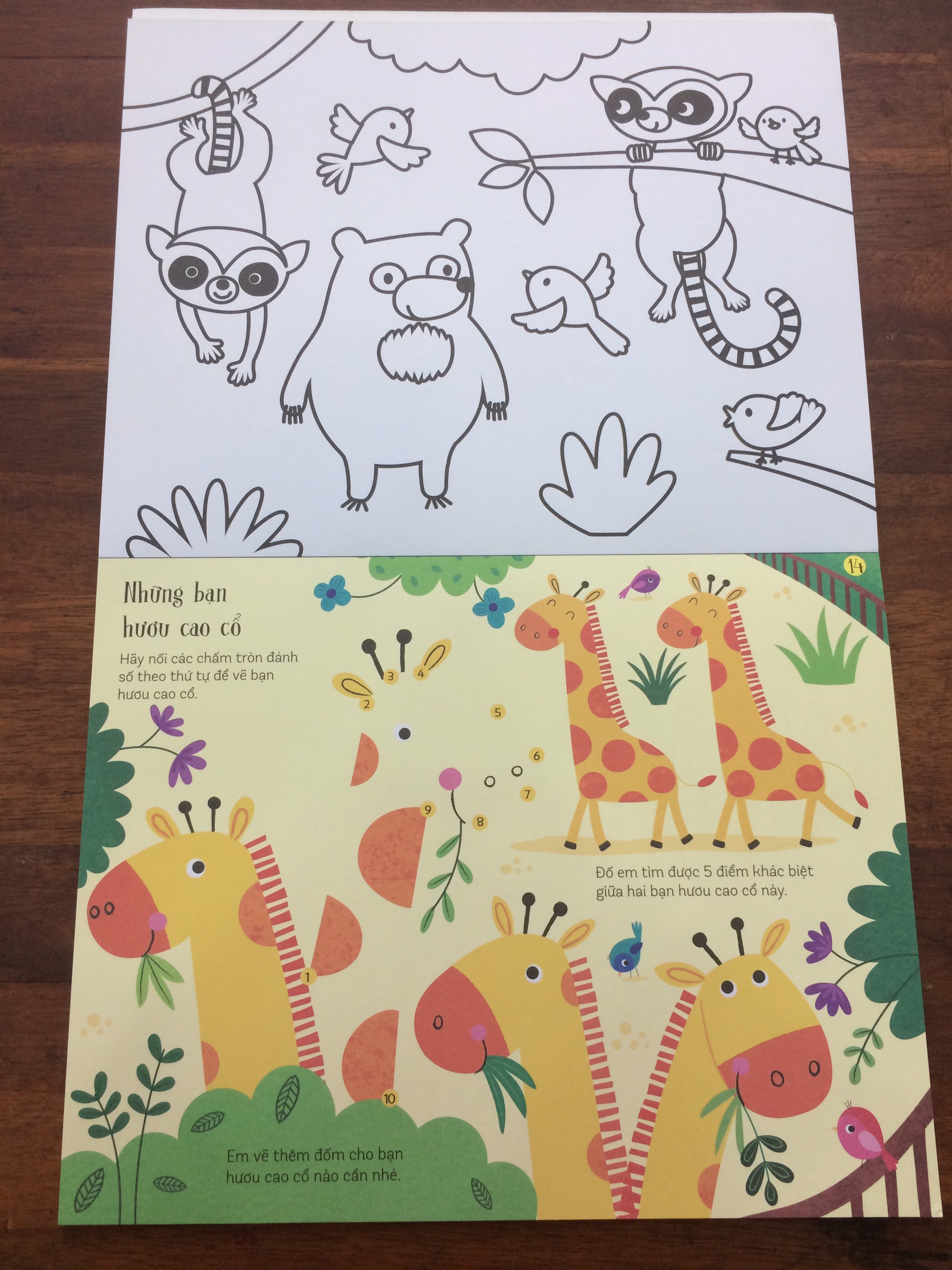 Sách tương tác Dạo quanh sở thú - Trò chơi phát triển tư duy cho bé từ 2 tuổi VZ