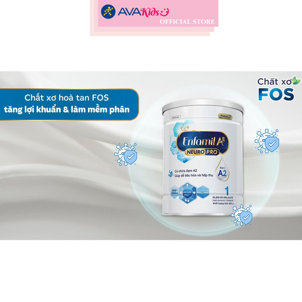 Sữa bột Enfamil A2 Neuropro Infant Formula số 1 (đạm quý A2) 800g (0 - 6 tháng)