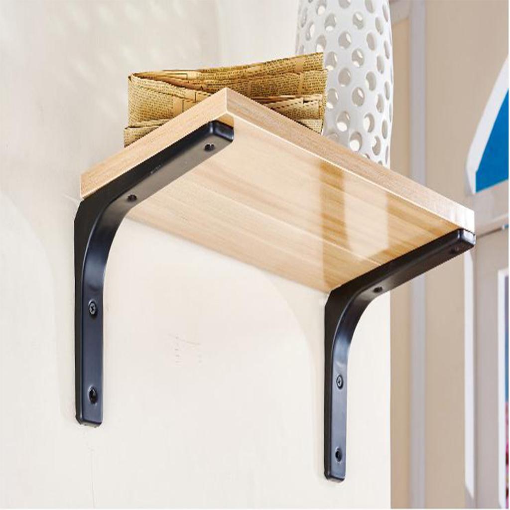 2xHeavy Duty Shelf Bracket Wall Hanging Shelve L Shaped Supporter 15x20cm