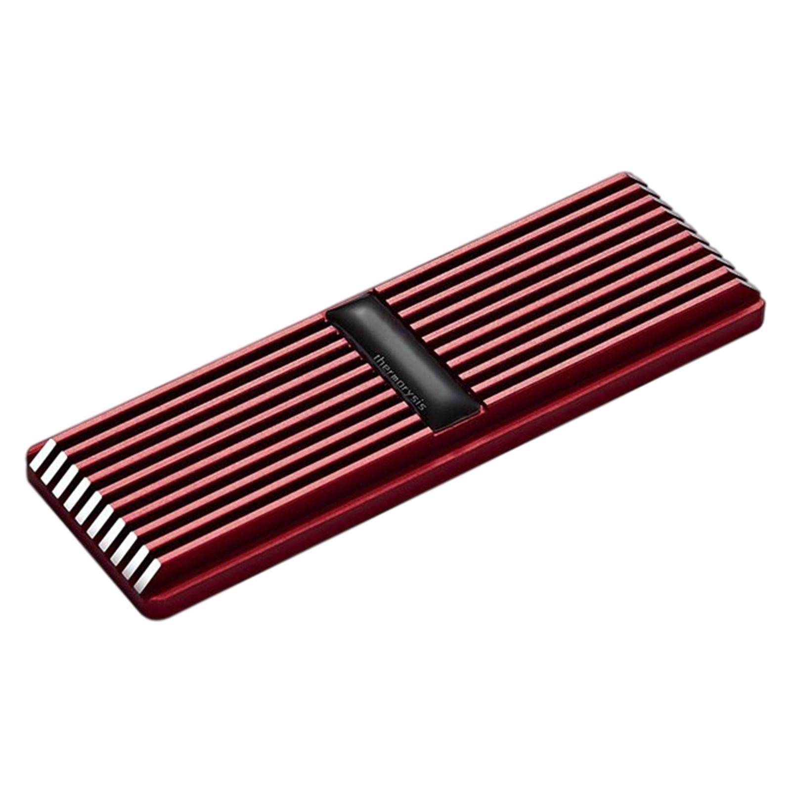 M.2 sink for   M.2 2280   Dissipation  for Computer Red