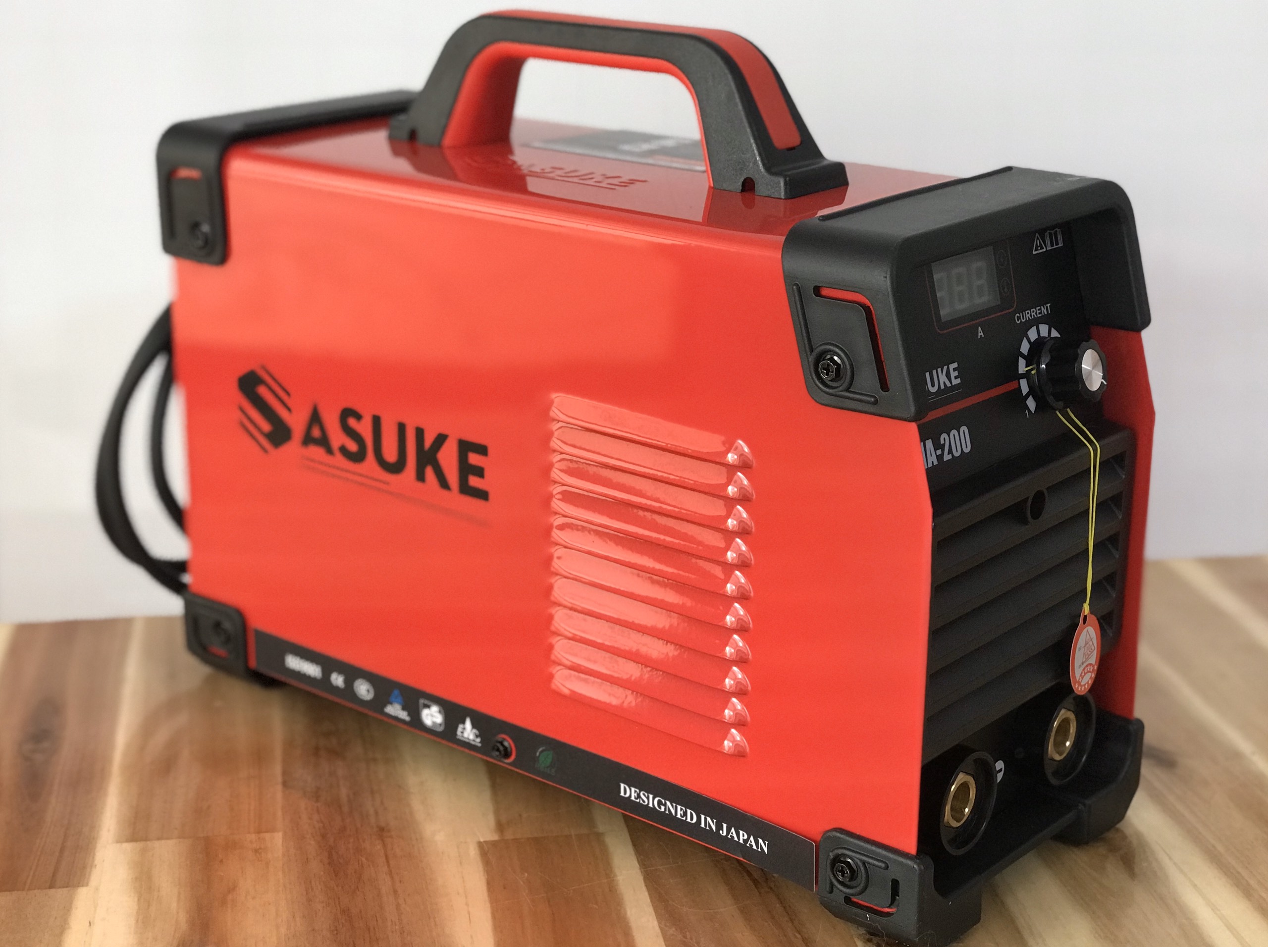 Máy hàn que điện tử Sasuke MMA-200 (Hàn que 1.6-4.0mm, hiệu suất tối đa que 3.2mm)-Hàng chính hãng