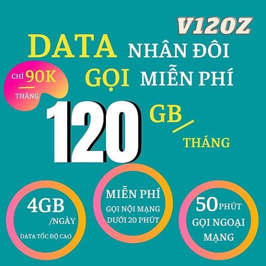 Sim V120Z Free 30 Ngày: Sim dùng tại TP Hồ Chí Minh - Cần Thơ - Đà Nẵng Trọng Phú mobile