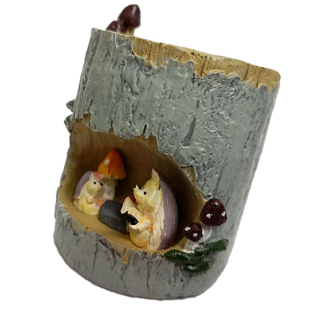 2Pc Hedgehog Flower Sedum Succulent Pot Planter Bonsai Trough Box Plant Beds