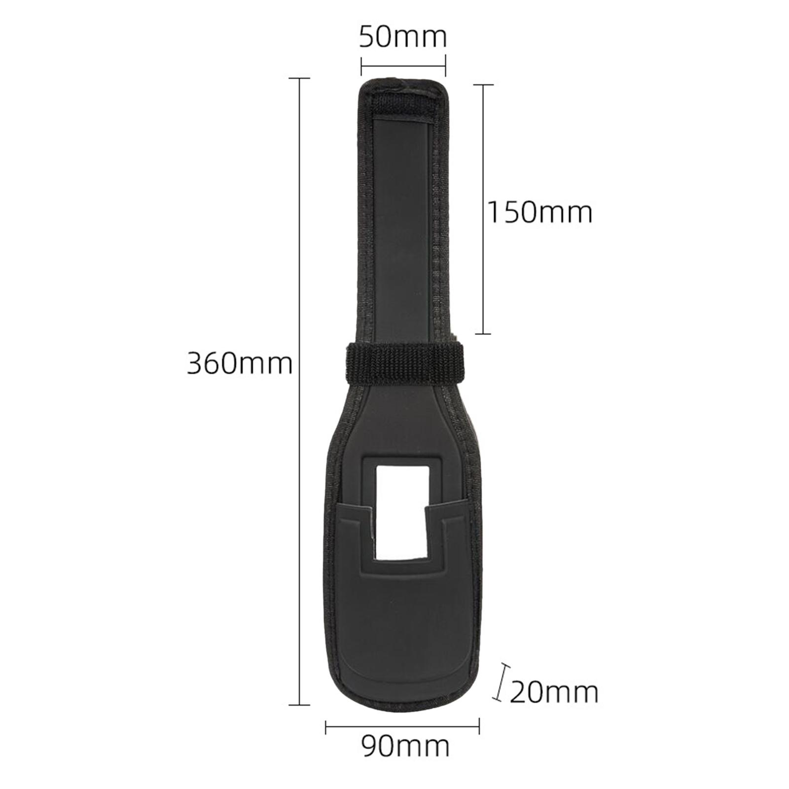 Waist Belt Fishing Rod Holder Support Stand Carrier Waist Bag Matt Black