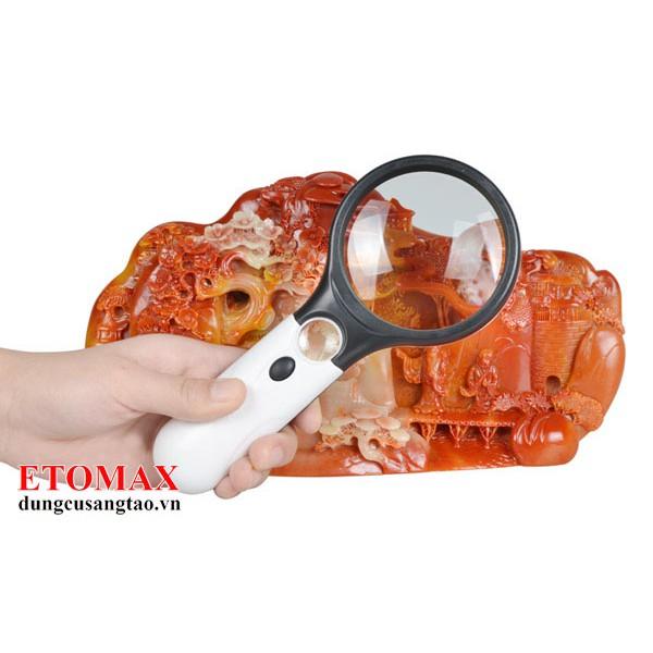 Kính lúp cầm tay có đèn 3x - 45x