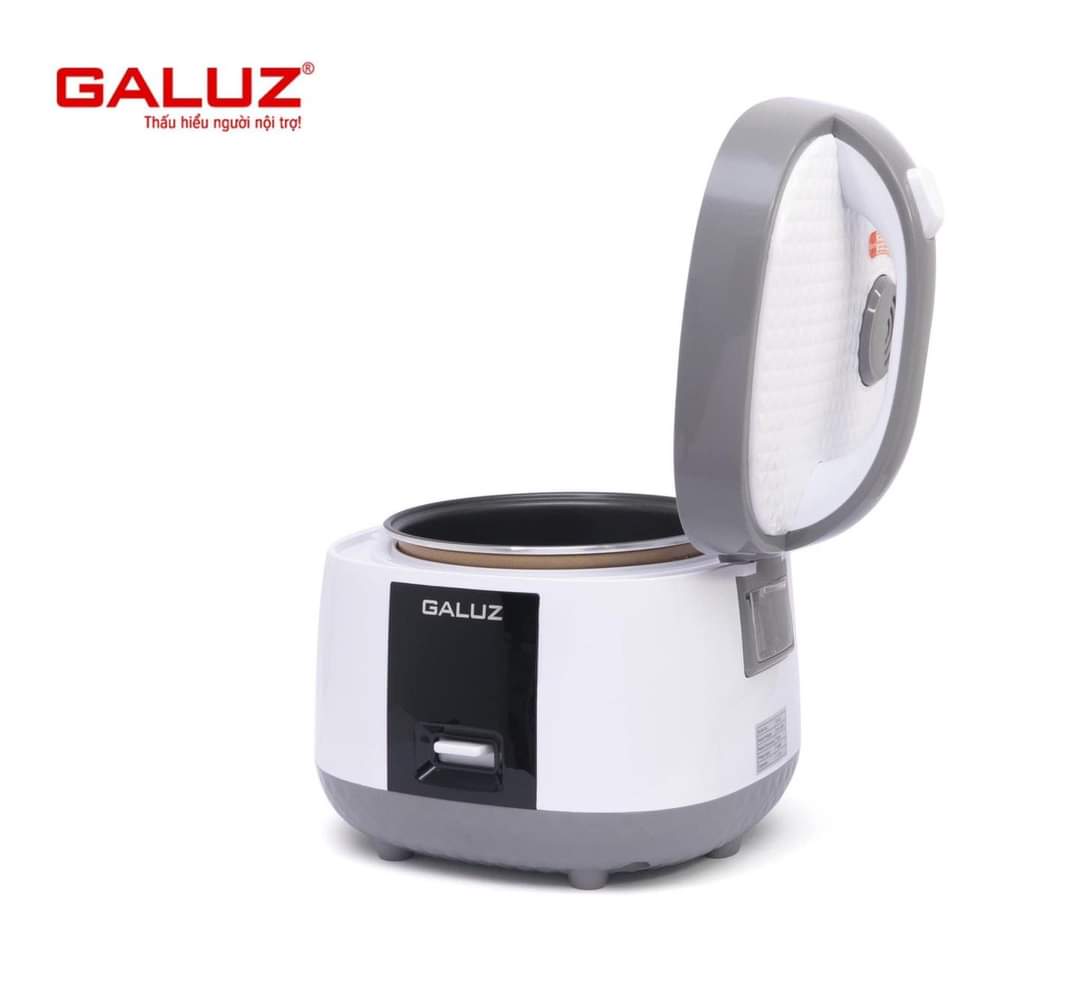 Nồi cơm điện Galuz GR 05, dung tích 1.8L, công suất 700W, nút điều khiển cơ, quai xách liền, hàng chính hãng