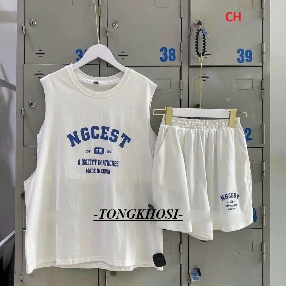 Đồ Bộ Mặc Nhà NGCEST️ Set Bộ Nam Nữ Unisex Siêu Xinh