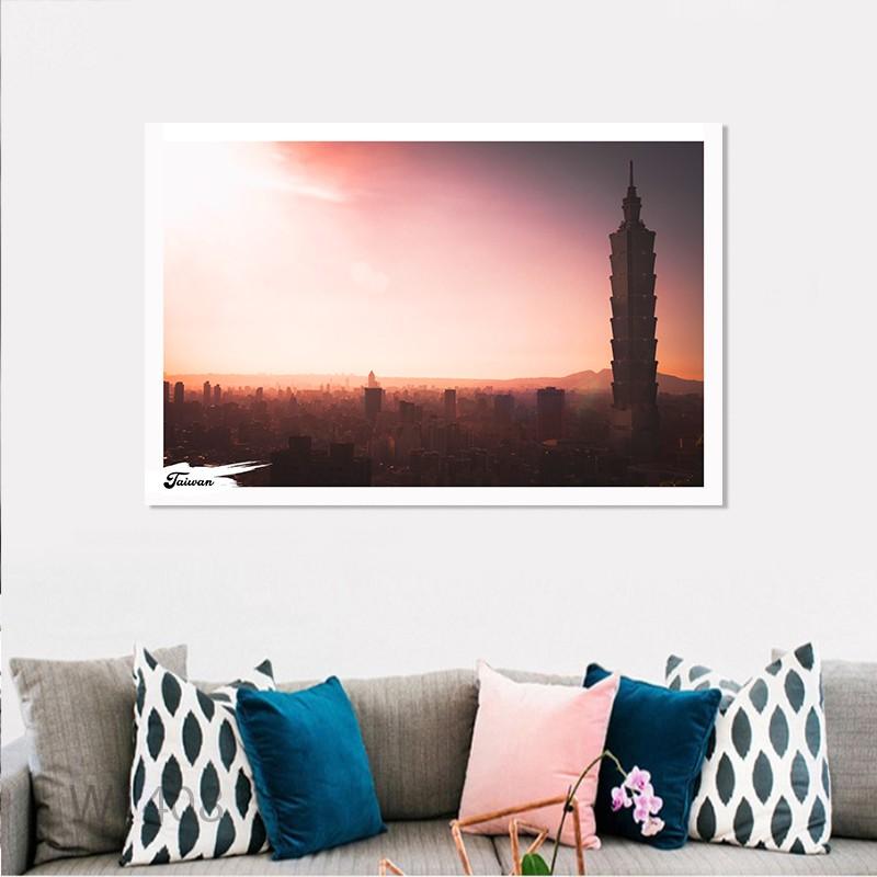 Tranh trang trí “Đài Loan hoàng hôn” – W304