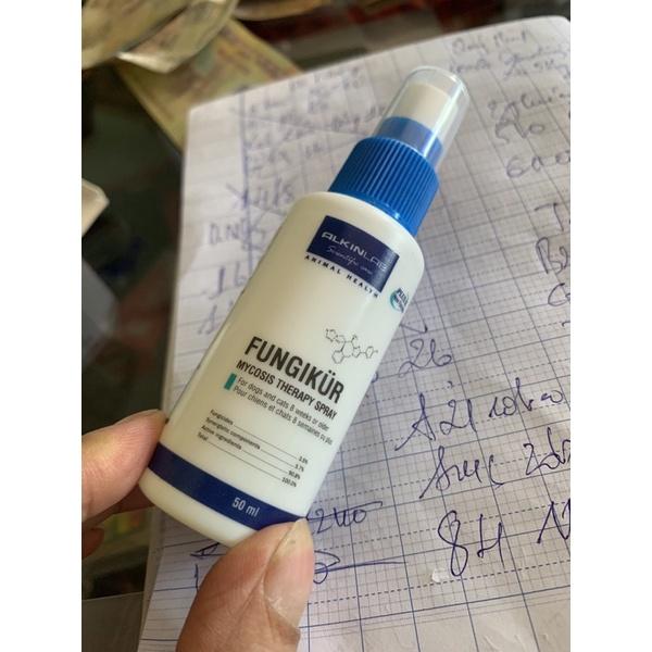 Chai Phun Diệt Nấm Ngoài Da Trên Chó Mèo FUNGIKUR 50ml