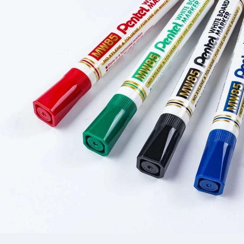 Bút Dạ Bảng Pentel MW85 | Màu Mực Đậm, Nét Viết Êm | Chất Liệu An Toàn (3 Màu Mực)