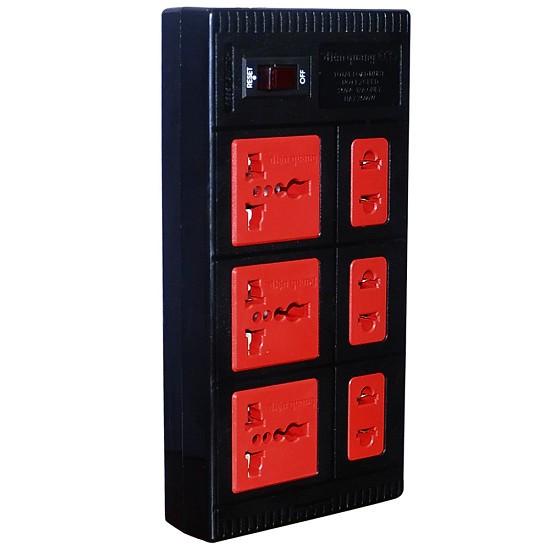 Combo Ổ cắm Điện Quang ECO ĐQ ESK 2BR 6ECO và Bút thử điện Điện Quang ĐQ ETP02 R đổi đầu