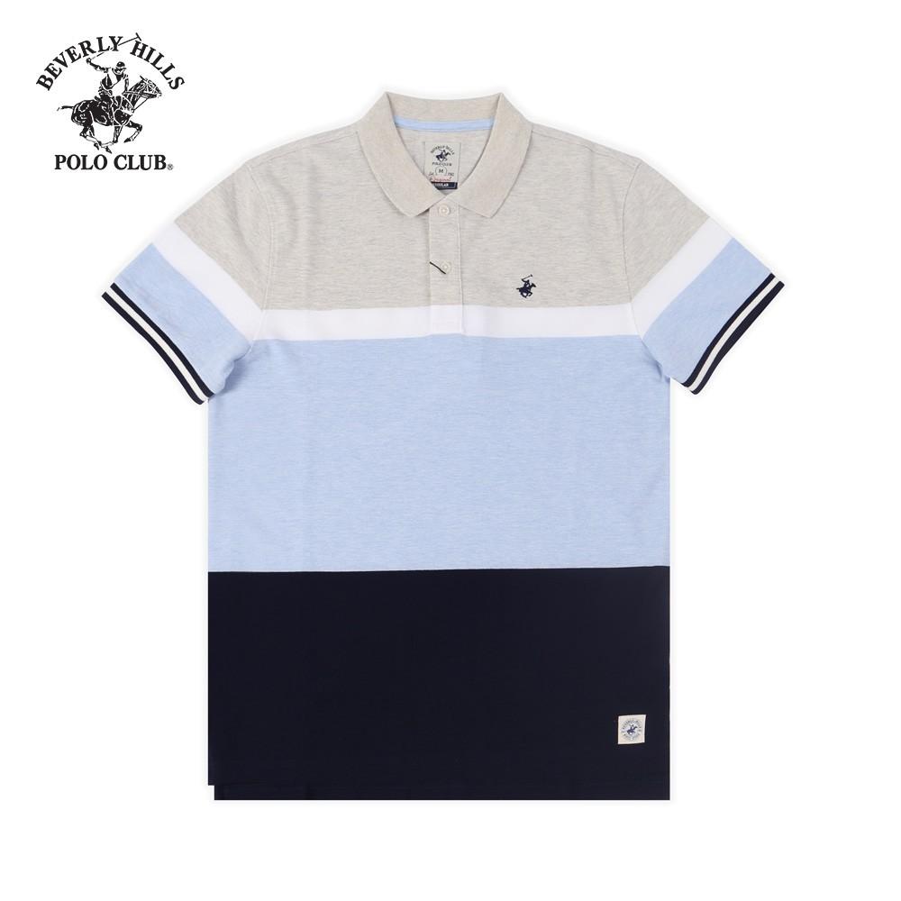 Áo polo ngắn tay Nam Beverly Hills Polo Club Regularfit 100% cotton Xanh PMRSS20TL066