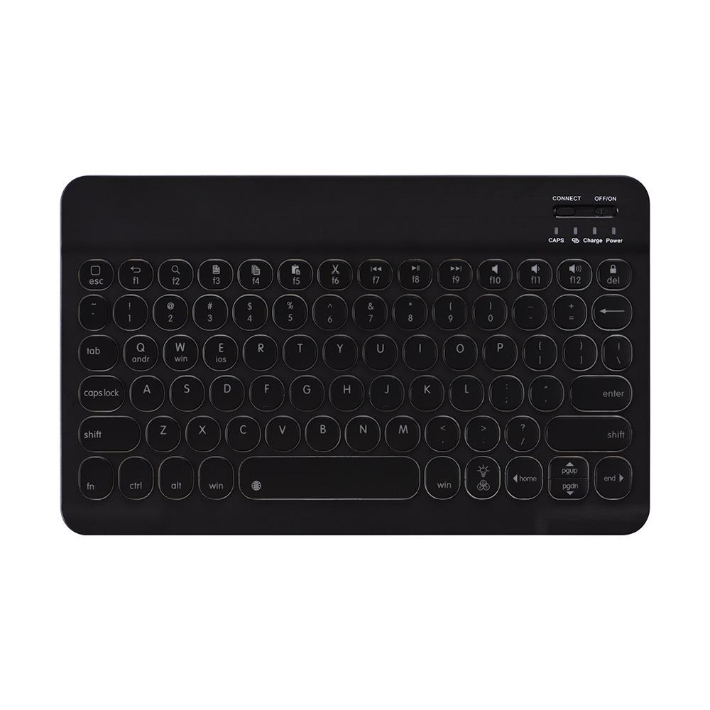10 Inch RGB Mini Không Dây Bàn Phím Có Đèn Nền Bluetooth-Tương Thích Notebook Ipad Bàn Phím Dành Cho Điện Thoại Máy Tính Bảng Máy Tính Laptop
