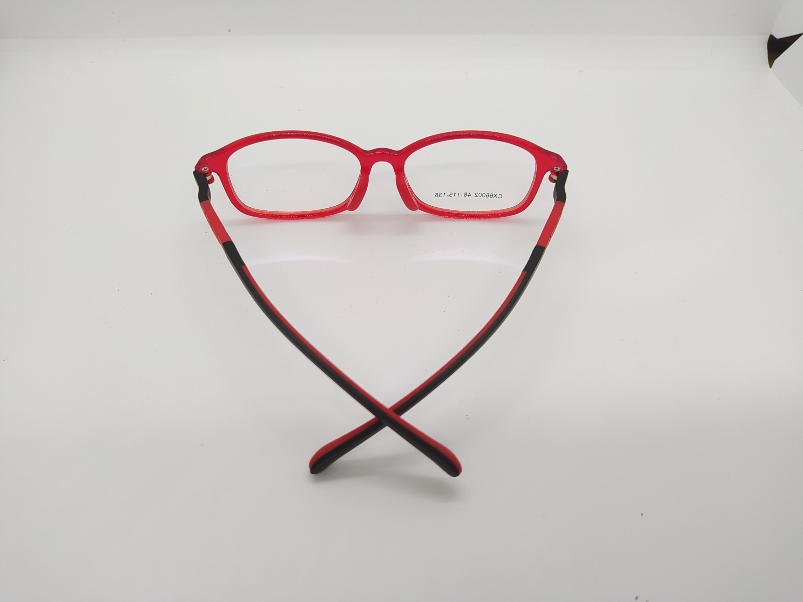 Gọng Kính Trẻ Em Nhựa Silica-Gel CX66002-C7-Đỏ