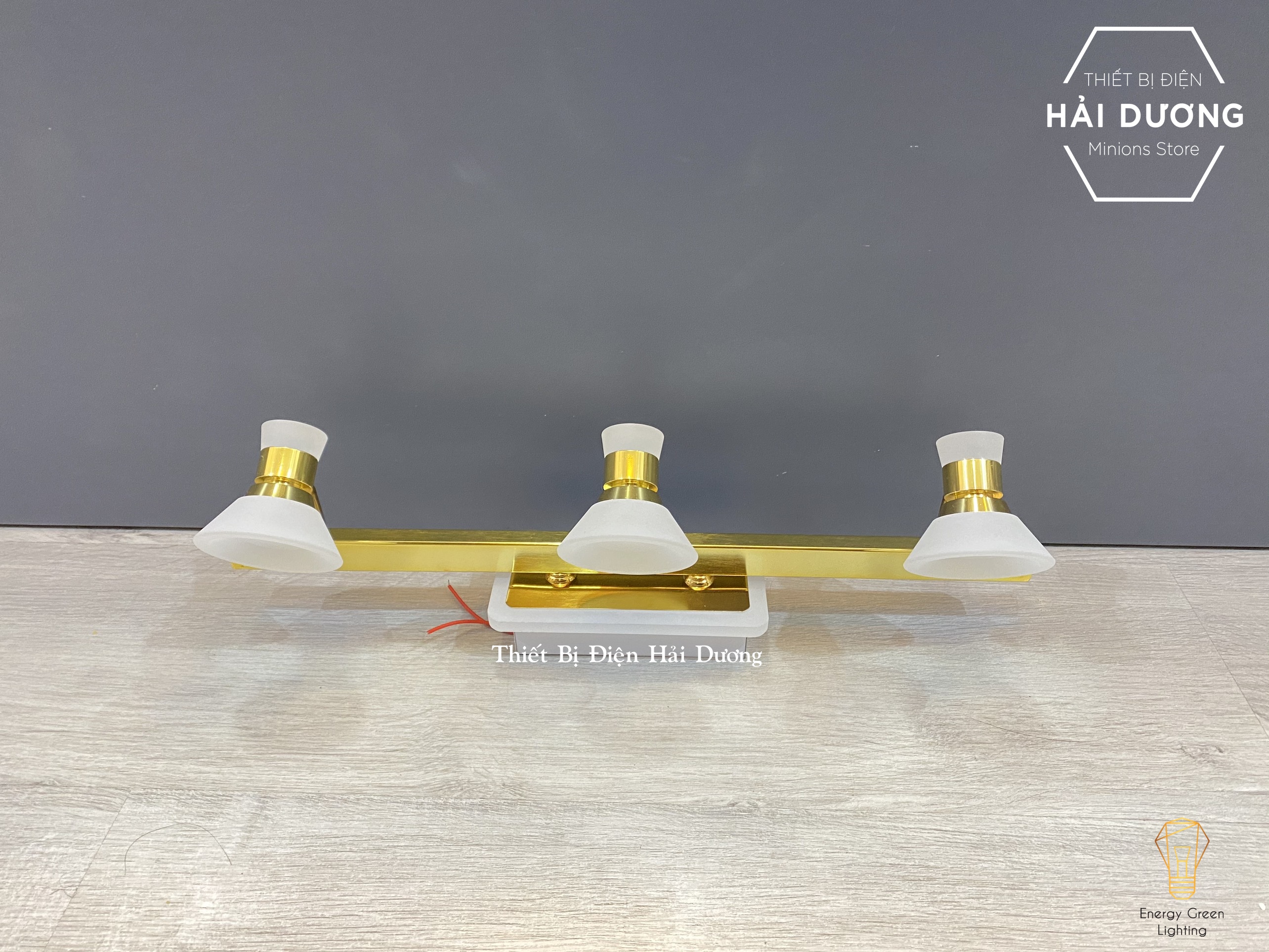 Đèn soi tranh - Đèn rọi gương Led 3 Đèn chiếu sáng 7475-3 - Điều chỉnh góc chiếu - 3 Chế độ ánh sáng
