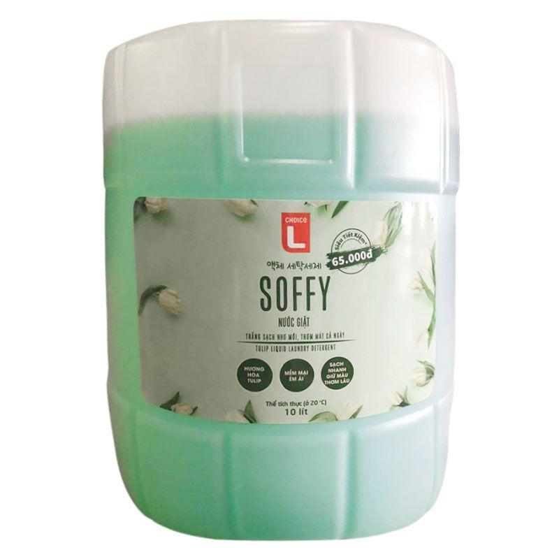 CL- Nước Giặt Soffy Hương Hoa Tulip Can 10L – 8934669350553
