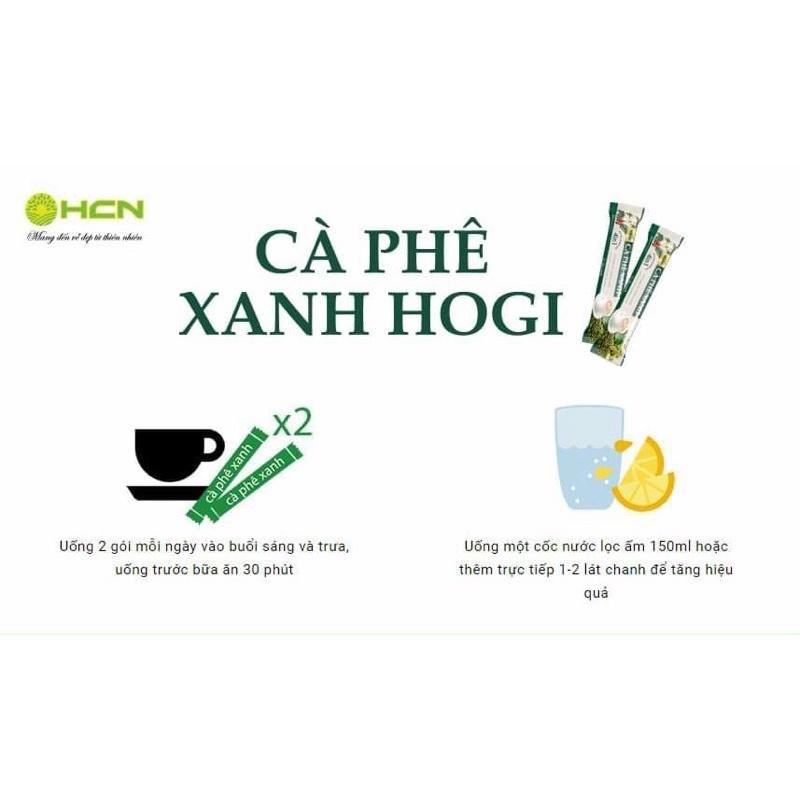 Cà phê xanh giảm cân hộp 15 gói mỗi gói 18gam