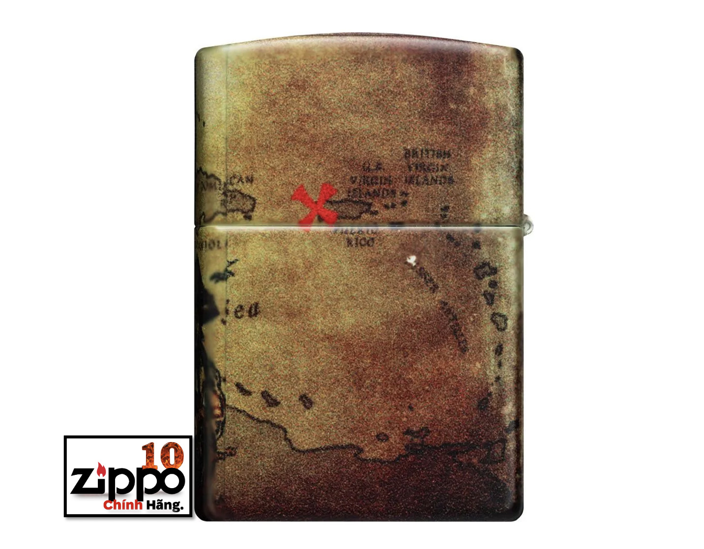 Bật lửa Zippo 49355 Zippo Pirate Ship Design - Chính hãng 100%