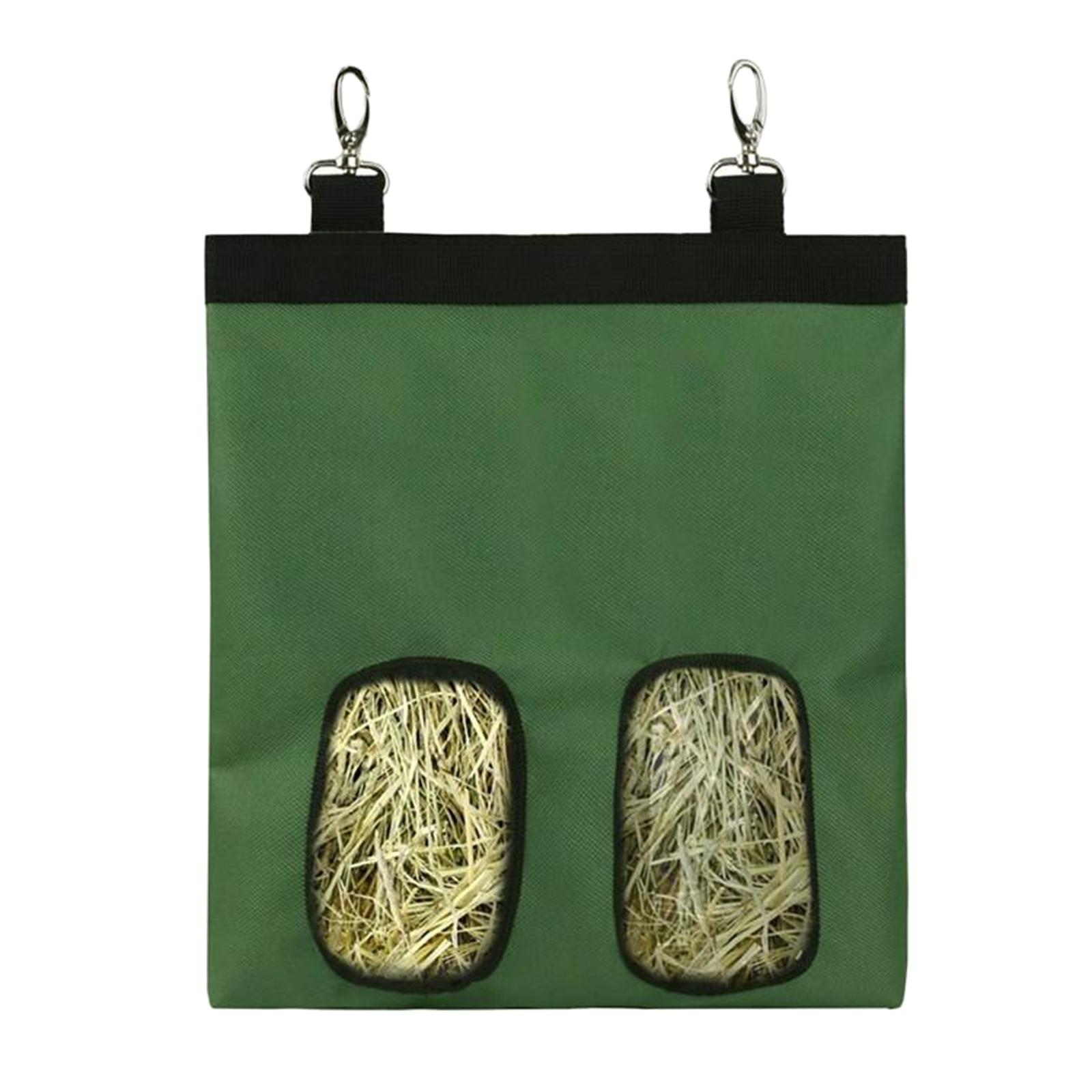 2pcs Rabbit Hay Feeder Bag Guinea Pig Hay Dispenser Sack for Small Animals