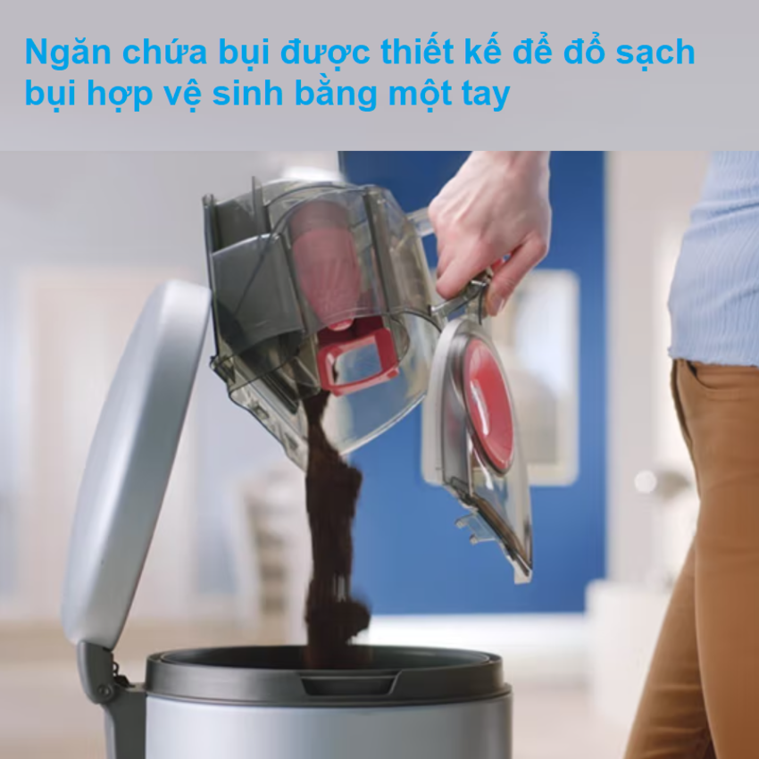 HÀNG CHÍNH HÃNG - Máy hút bụi không túi Serial 2000, thương hiệu Hà Lan cao cấp Philips - XB2022/81. Bảo hành 2 năm, công suất 1500W