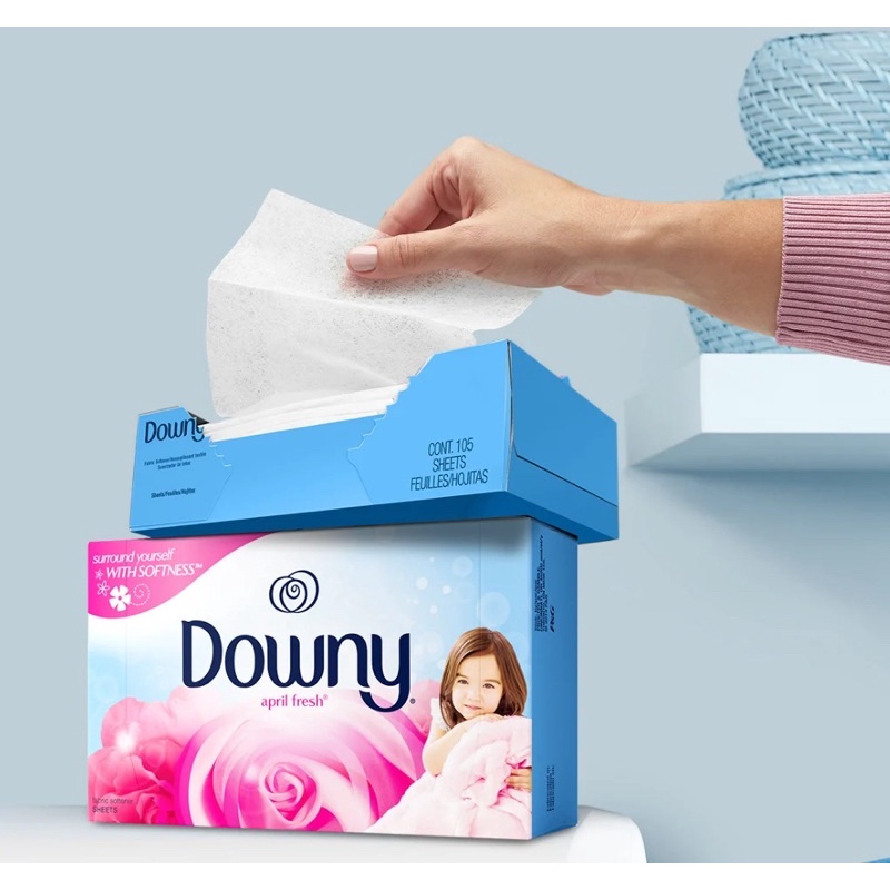 Giấy thơm Downy Fabric April Fresh 120 tờ - USA