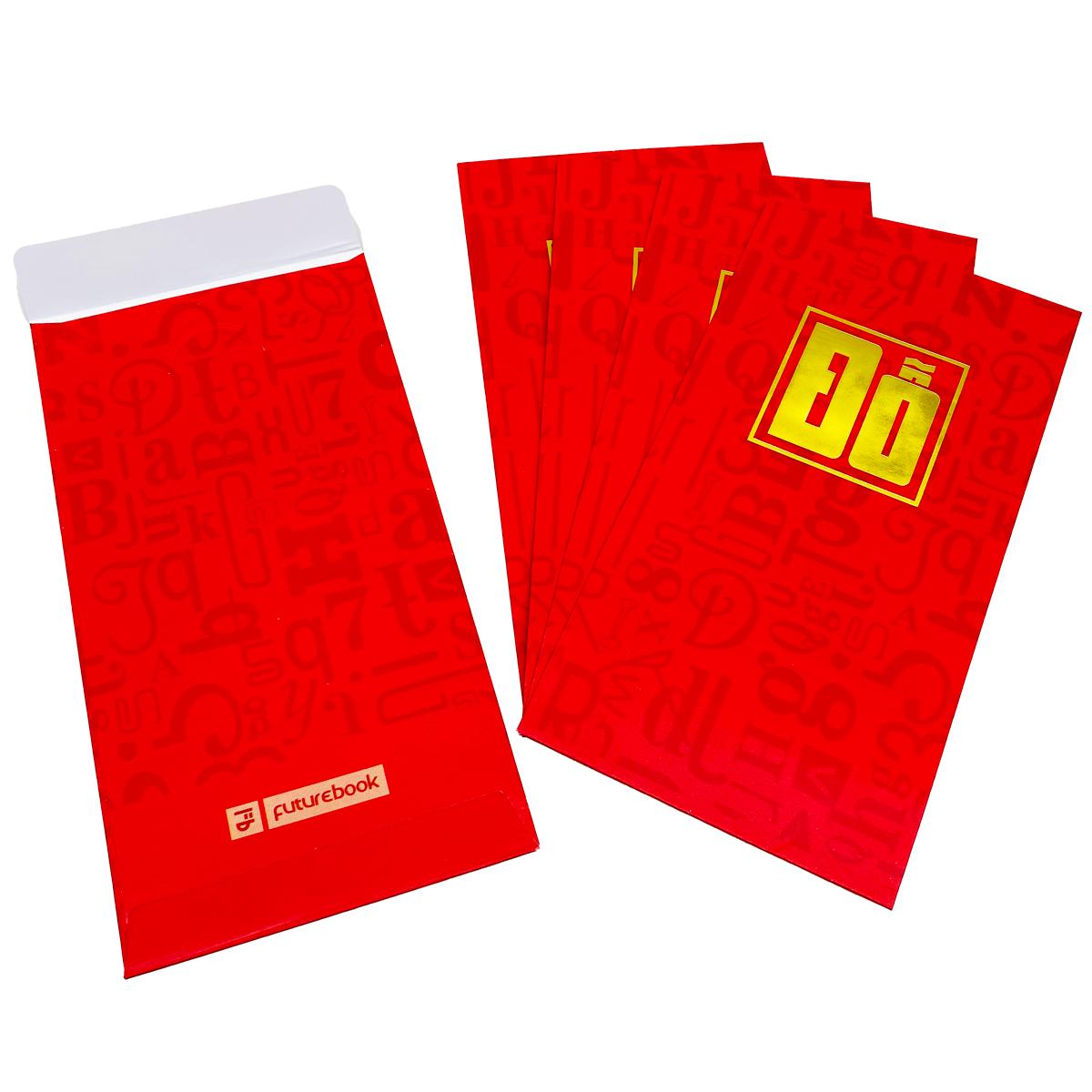 Bộ 5 Bao Lì Xì Tết Bính Ngọ 2026 - Futurebook L389 - Họ Đỗ