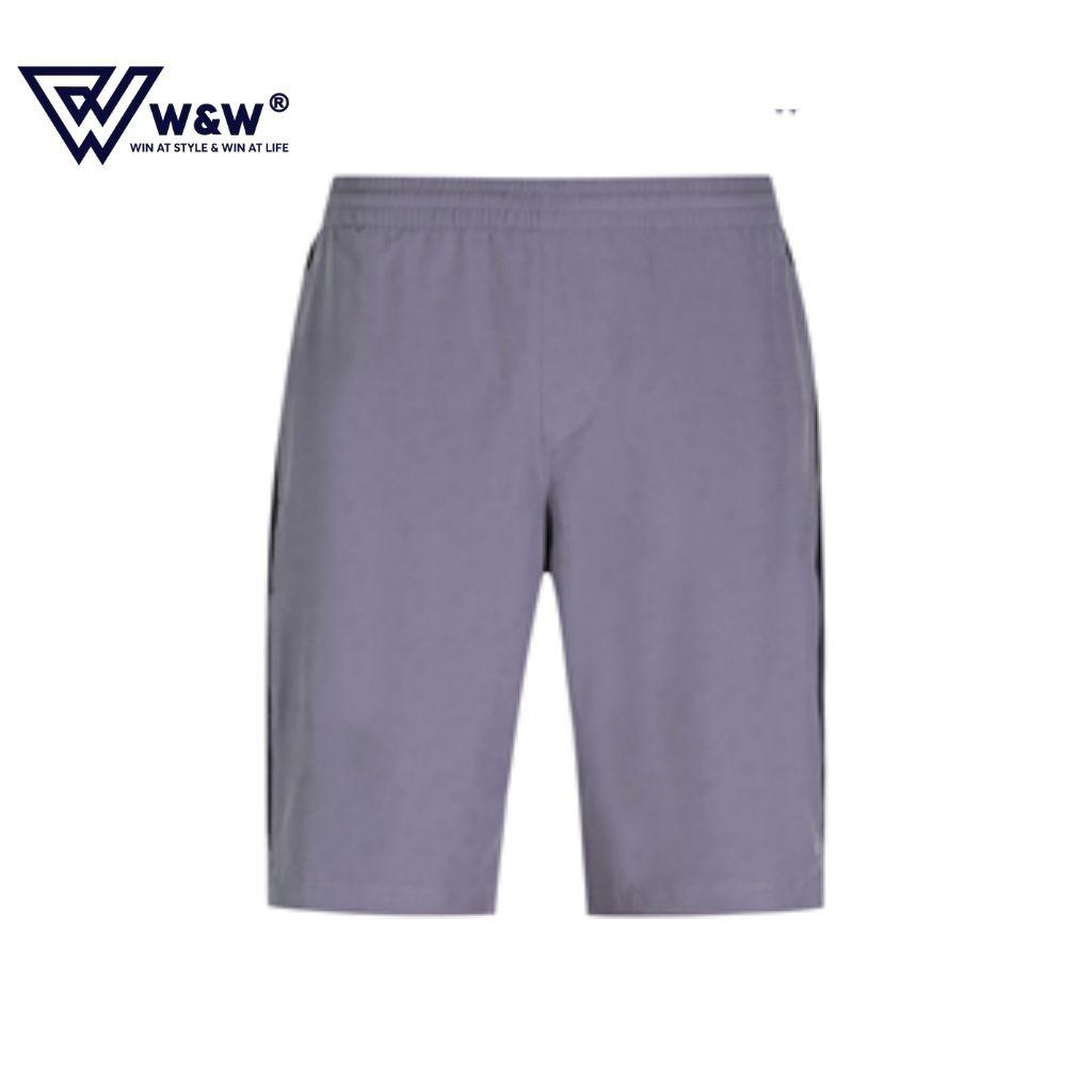 Quần Short Nam W&amp;W Vải Gió Cạp Chun, Chất Liệu Mỏng Nhẹ, Thoáng Mát, Dáng Thể Thao Trẻ Trung WSH25