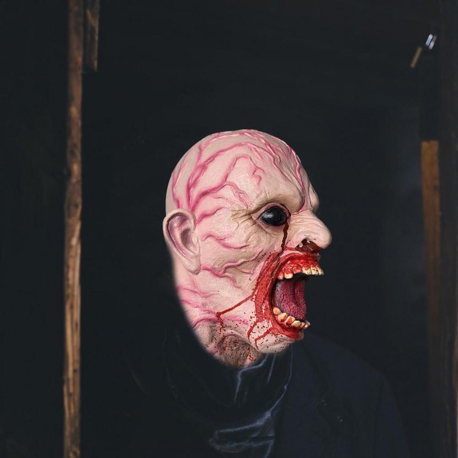 Halloween Mask Creepy Evil Adults Cosplay for Fancy Dress Costume Masquerade