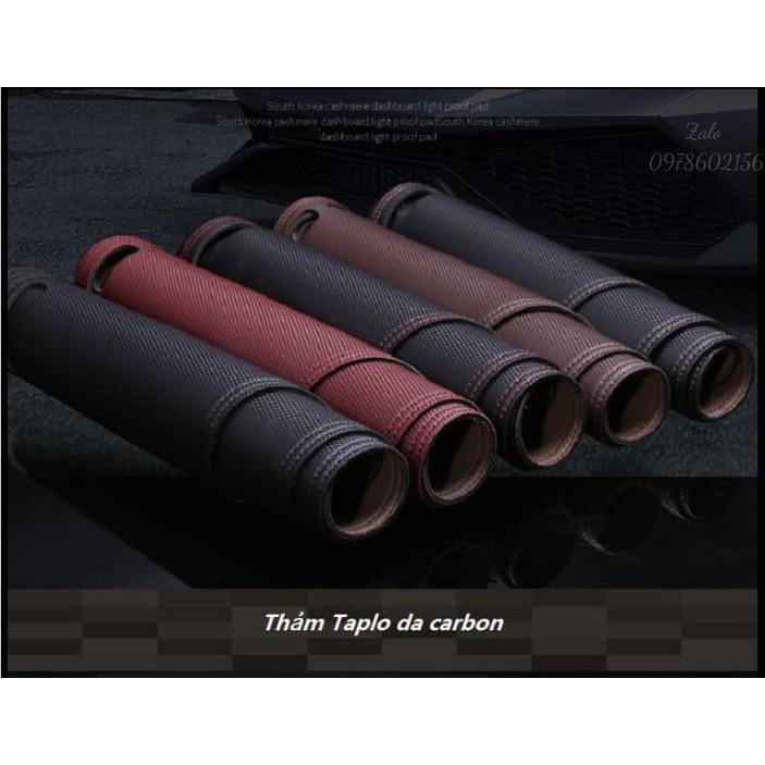 Thảm Taplo Vinfast Fadil, Lux A, Lux SA Nhung Lông Cừu 3 Lớp Hoặc Da Vân Carbon