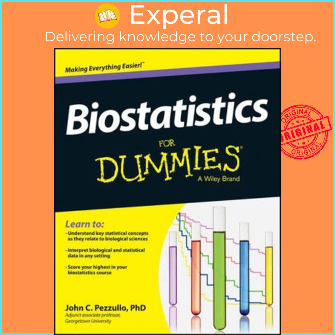 Sách - Biostatistics For Dummies by John Pezzullo