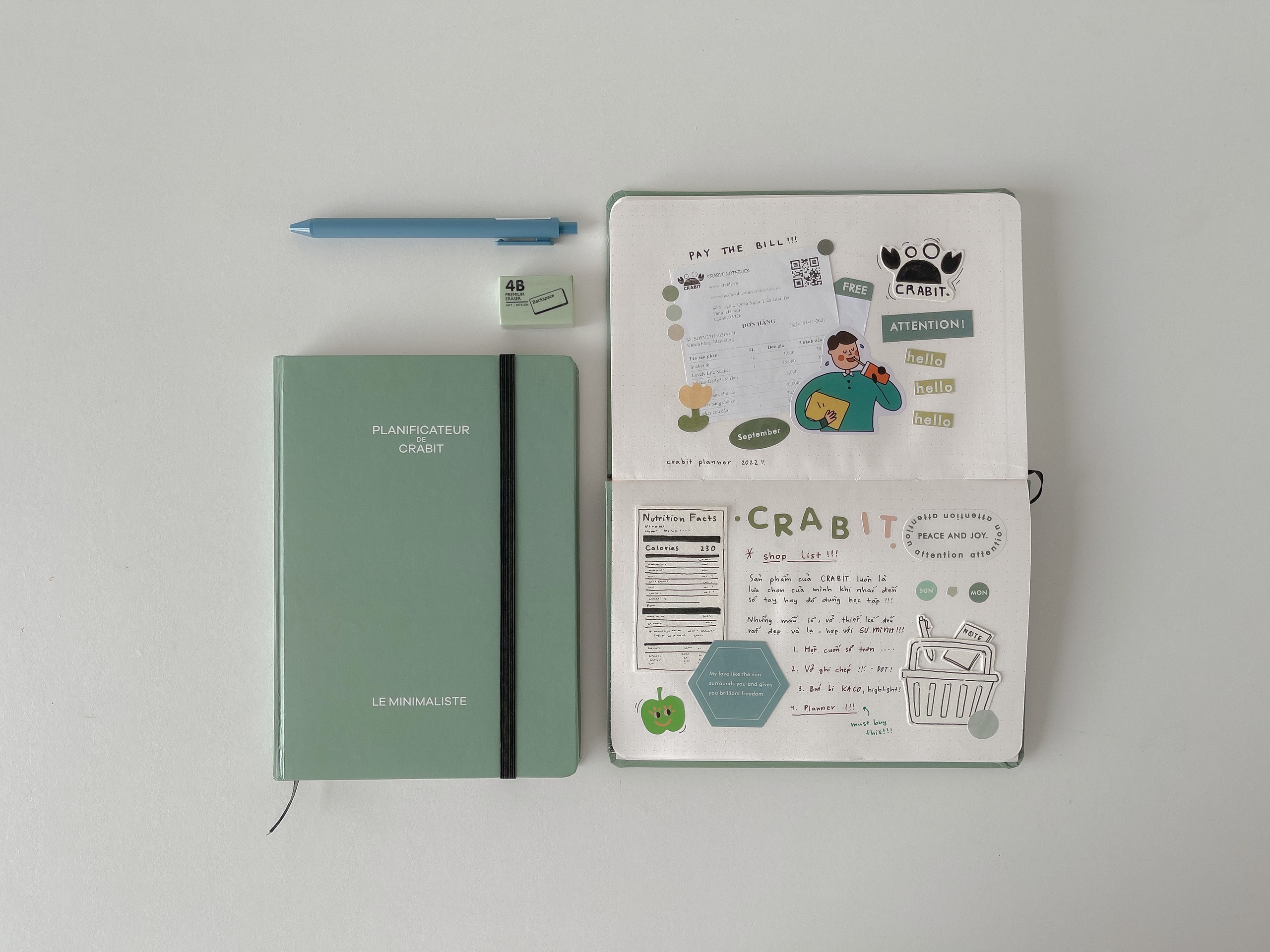 Sổ lịch Crabit Planner 2022 - Sổ tay A5