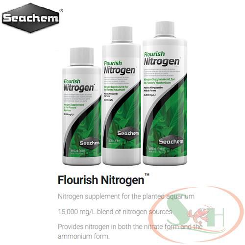 Phân nước Seachem Flourish Nitrogen 100ml, 250ml, 500ml bổ sung đa lượng nitơ N bể thủy sinh