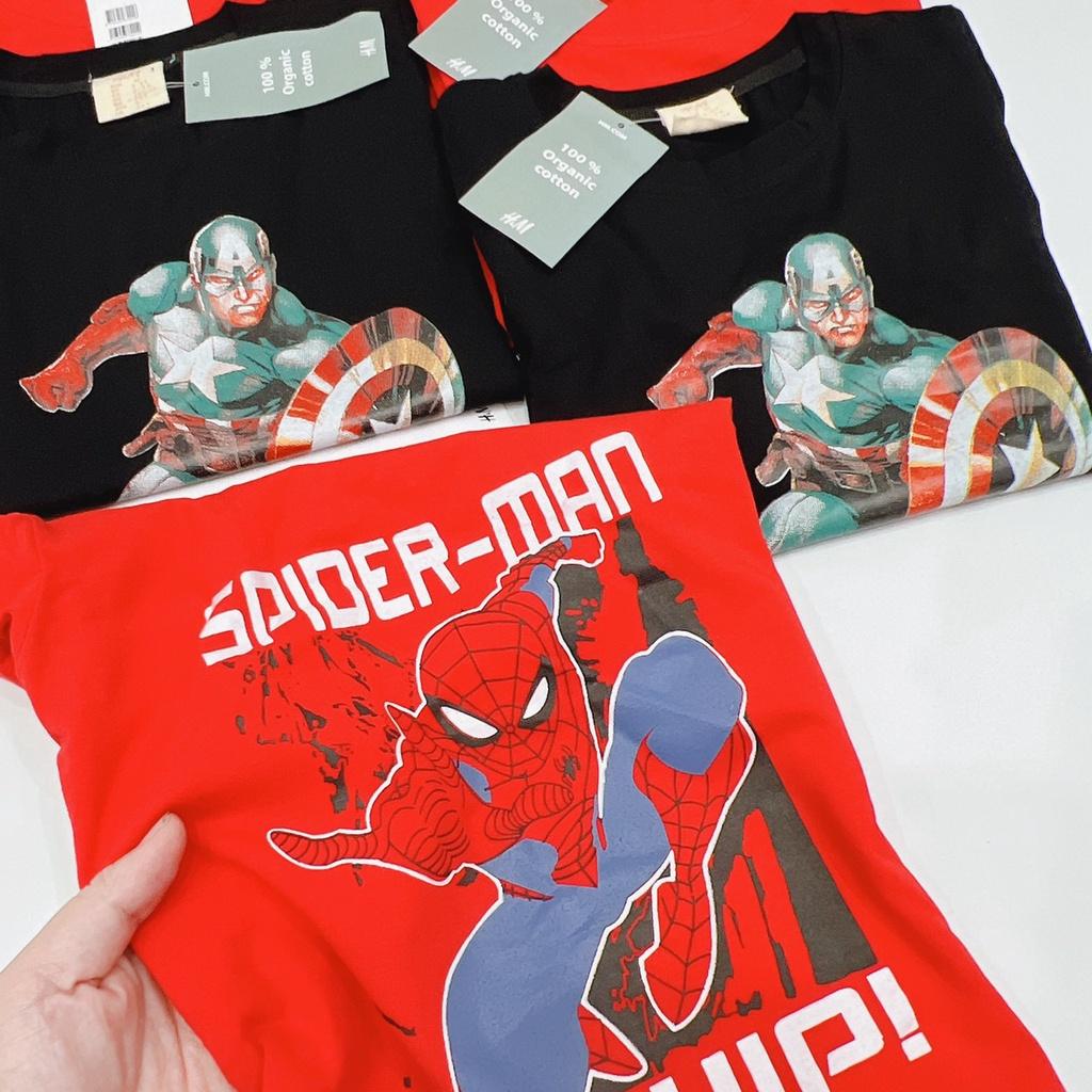 SET 2 BỘ ĐÙI BÉ TRAI SPIDERMAN 9 MÀU ĐỎ ĐEN