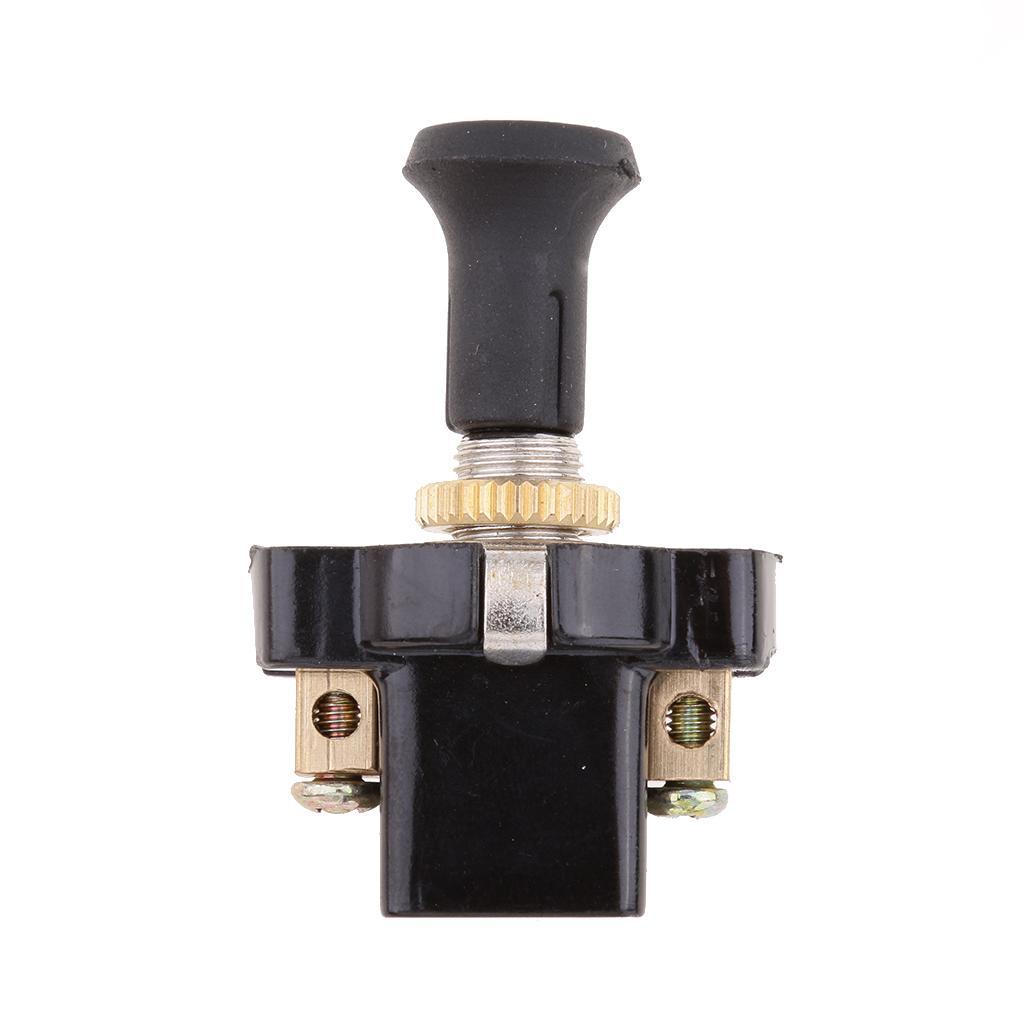 3 Automotive RV Boat Marine Push Pull Button Starter Switch On Off
