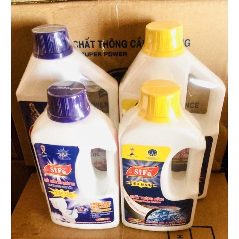 Chất thông cống, thông bồn cầu SIFA cực mạnh và cực nhanh