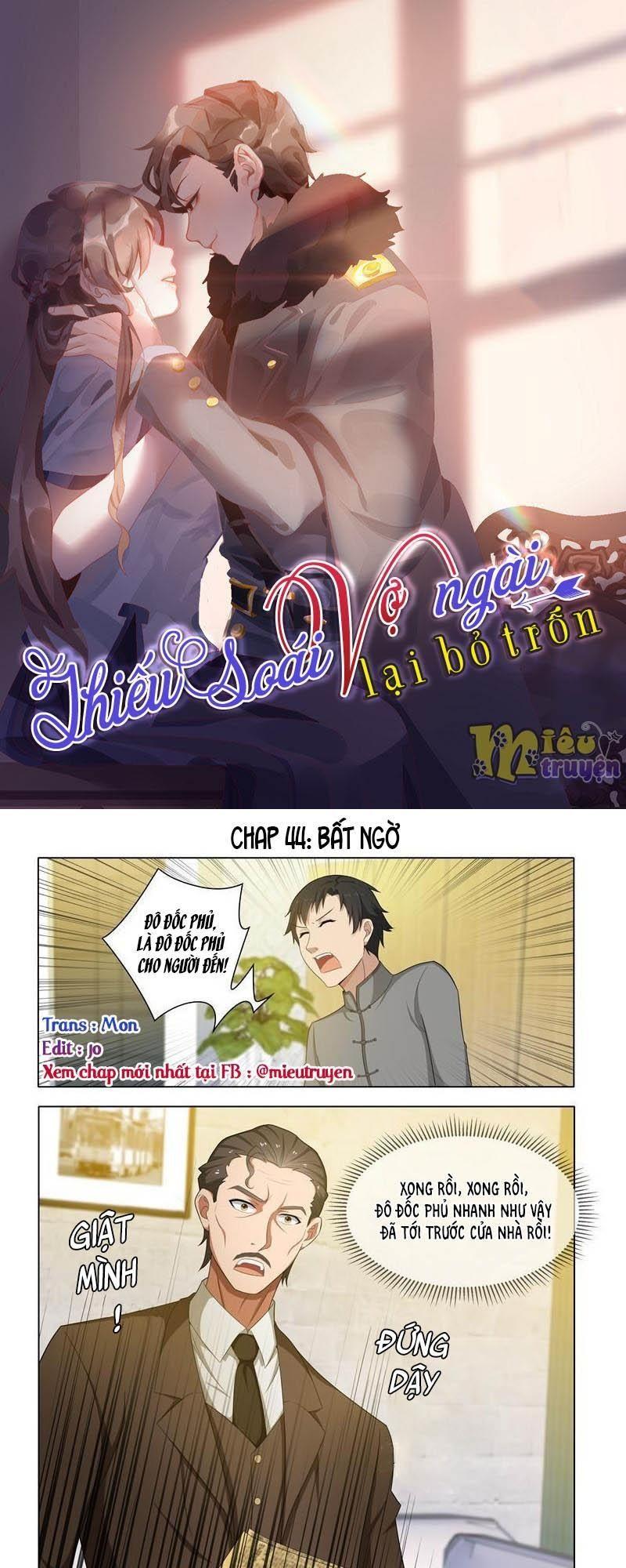 thiếu soái! vợ ngài lại bỏ trốn chapter 44 1