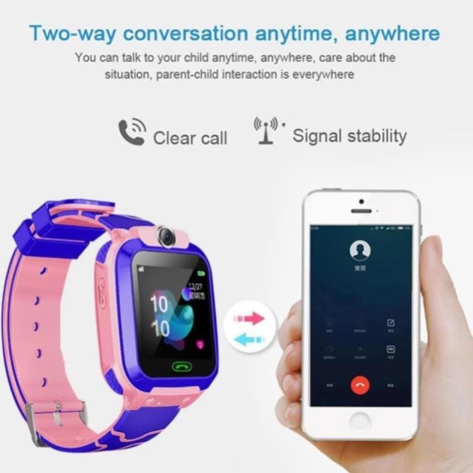 Đồng hồ thông minh, đồng hồ định vị LBS - Q12 Smart Watch chống nước