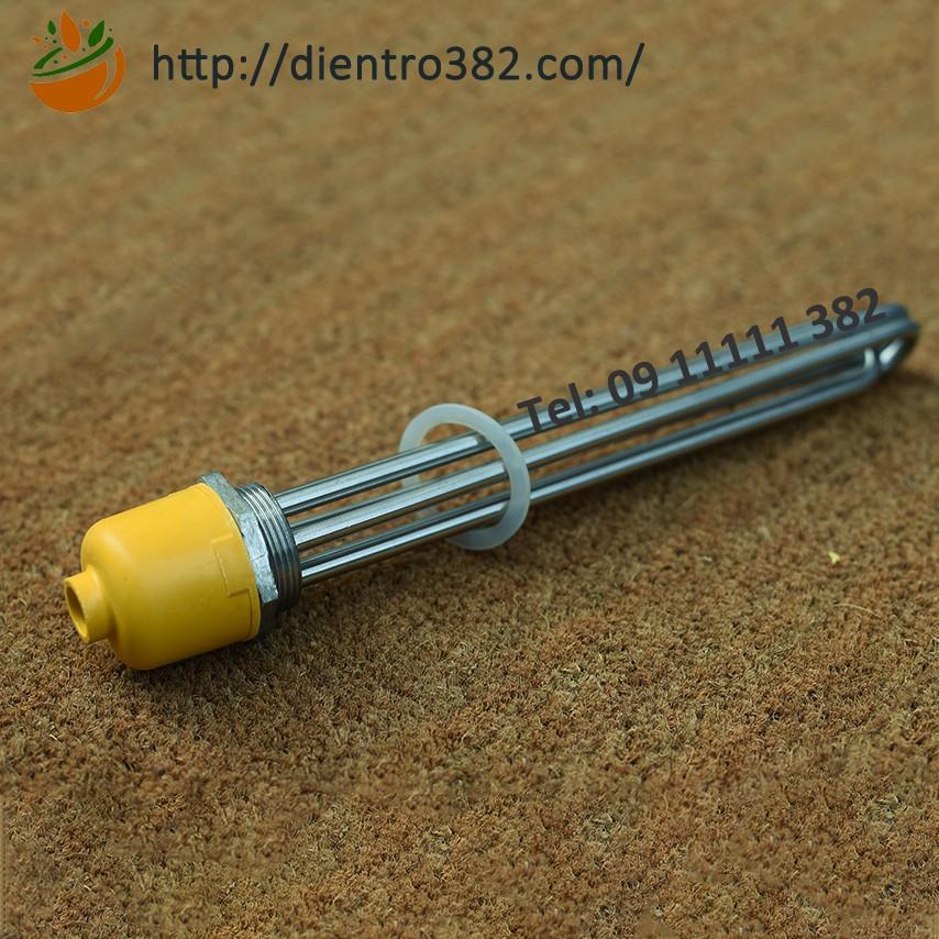 Cục ren phi 48 đun nước, điện trở củ ren 48 chất liệu inox 304 dùng cho nồi rượu, nồi hơi