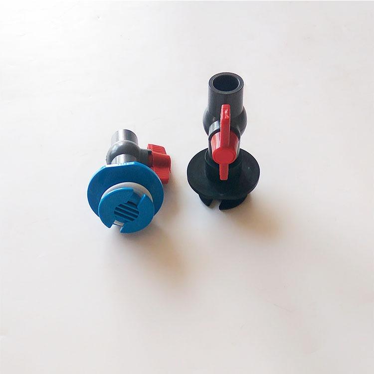 Nấm hút đáy phi 20 có kèm van khóa- Nấm hút đáy dàn hồ tép, hồ cá cảnh - phụ kiện thủy sinh - shopleo