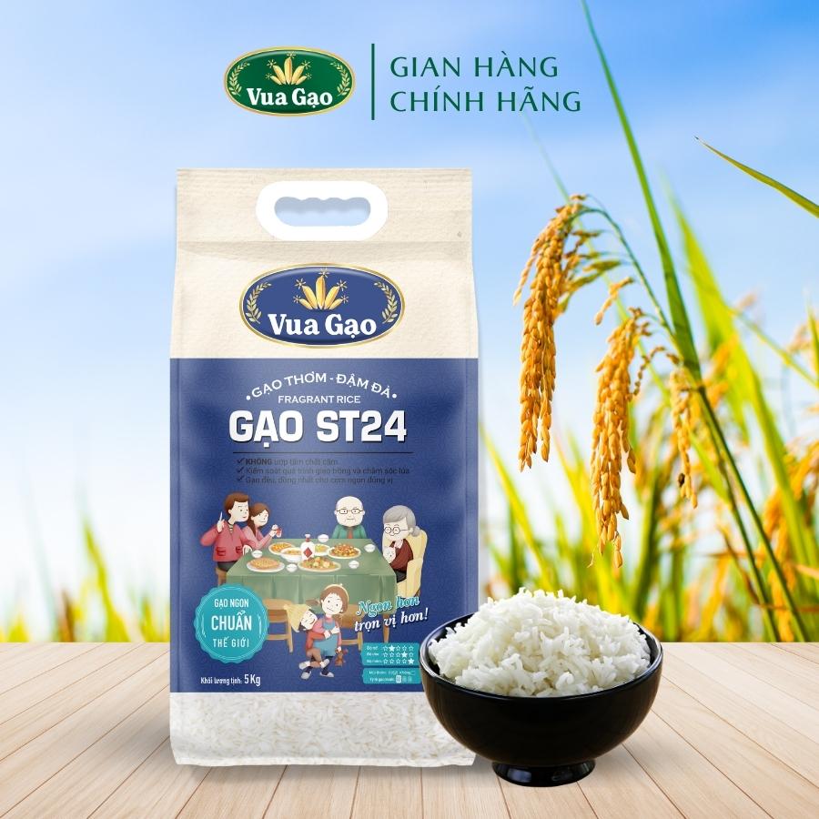 GẠO THƠM VUA GẠO ĐẬM ĐÀ ST24 5KG