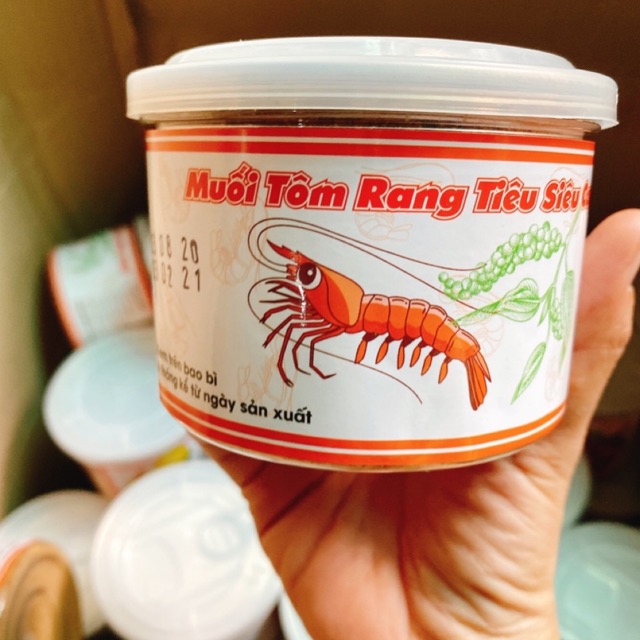 MUỐI TÔM RANG TIÊU SIÊU CAY