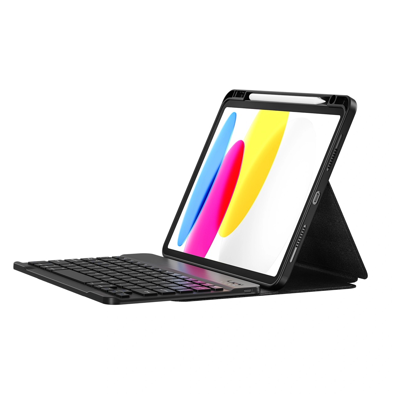 Bao da bàn phím Wiwu Protective Keyboard Case dành cho Ipad, bàn phím có thể tháo rời và hấp phụ từ tính, kết nối Bluetooth - Hàng chính hãng