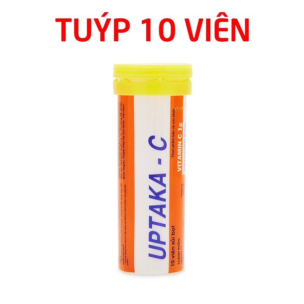 Viên C sủi vitamin C 1000mg UPTAKA C tăng sức đề kháng, tăng sức khỏe - 10 viên