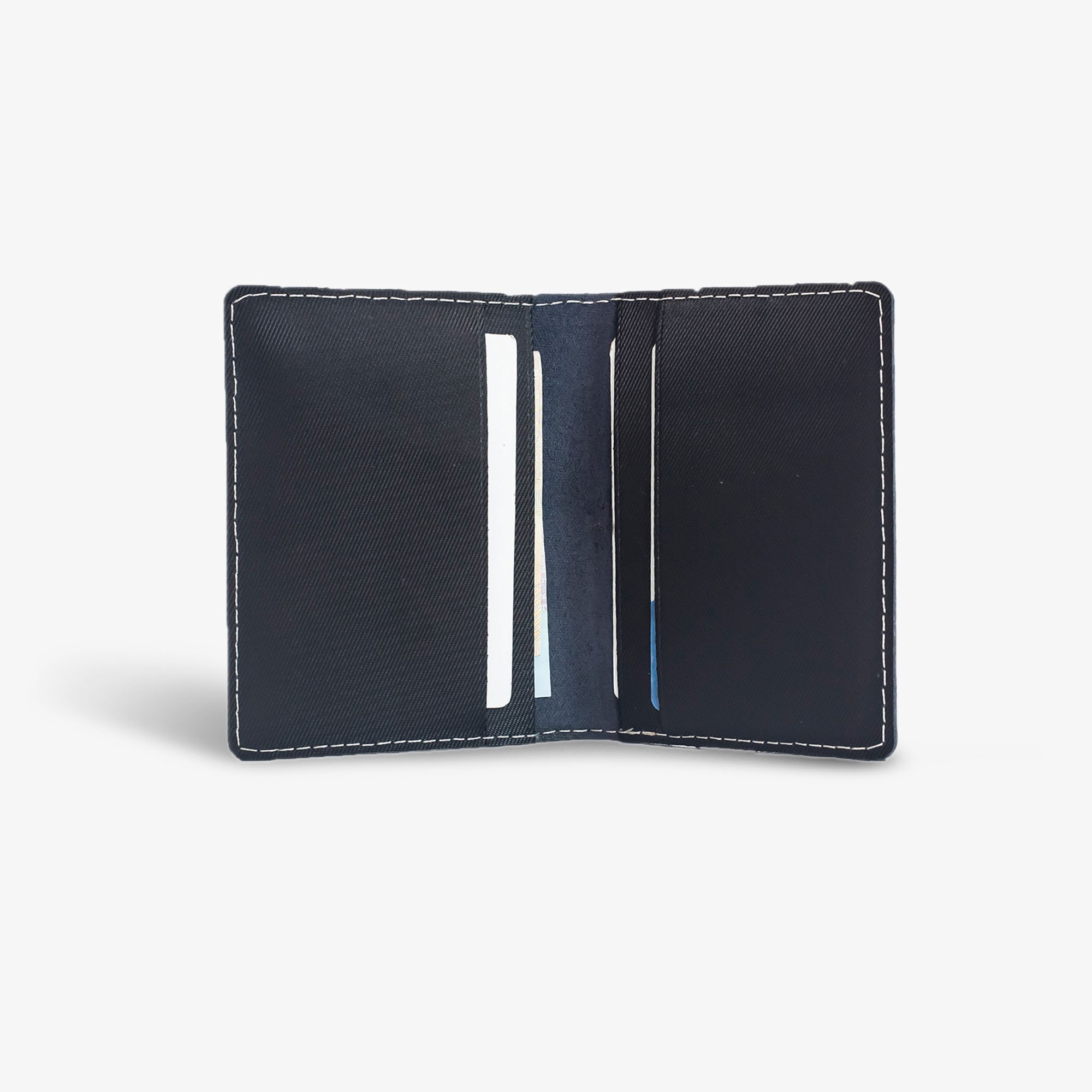 Hình ảnh Ví namecard da bò V131, ví đựng thẻ card holder da thật nhỏ gọn, thương hiệu Bụi leather chuyên đồ da thật