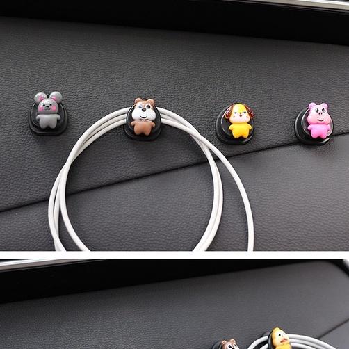 Móc Treo Đồ Đa Năng Gắn Sau Ghế Xe Hơi Họa Tiết Hoạt Hình Sáng Tạo