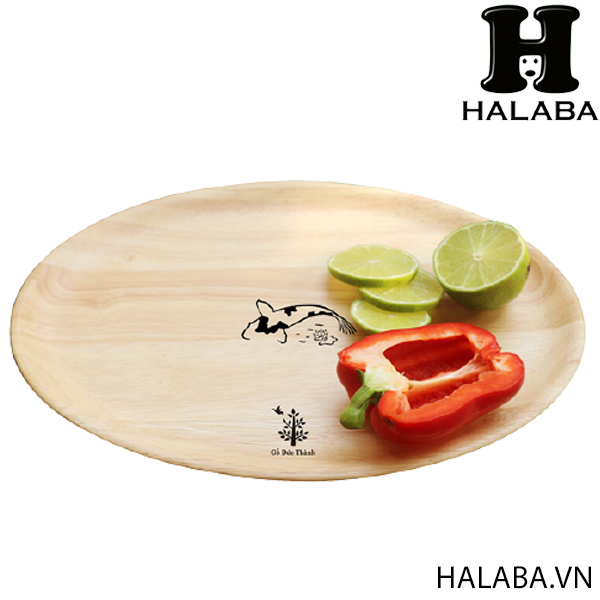 Combo 3 Cái Dĩa Gỗ Hình Oval Cao Cấp Đựng Đồ Ăn, Trang Trí Decore - Gỗ Cao Su Bền Đẹp Sang Trọng Cho Không Gian Bàn Ăn