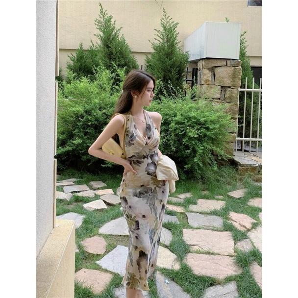 ĐẦM XÒE HOA CỔ YẾM CAO CẤP